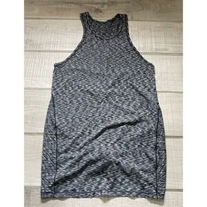 Lululemon Goal Up Tank Size  8? - Black White‎ BLK/WHT - Tie Back